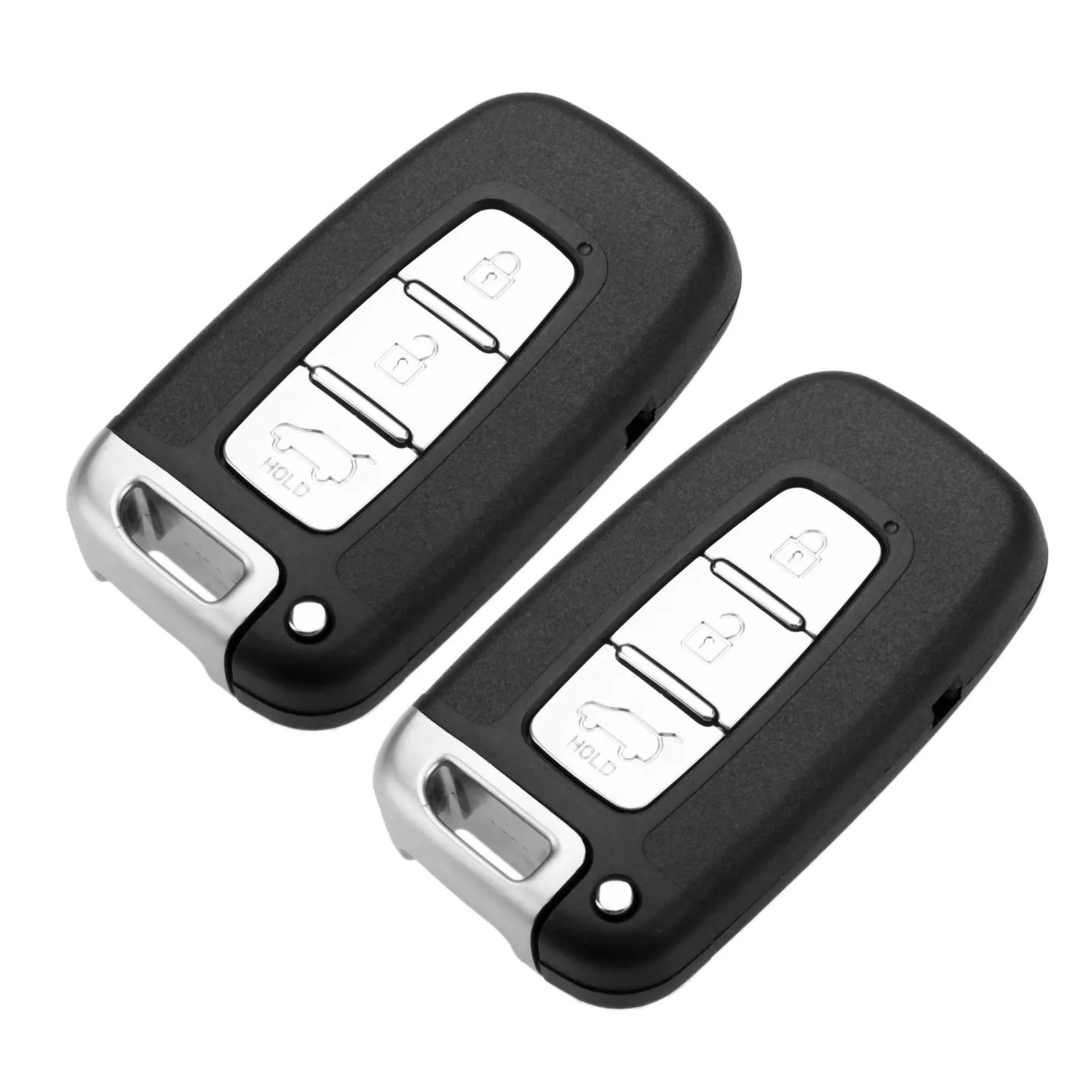 Yetaha 2pcs Car Remote Smart Key For I30 I45 Ix35 Genesis Equus Veloster Tucson Sonata Elantra 433 MHz 3 Buttons