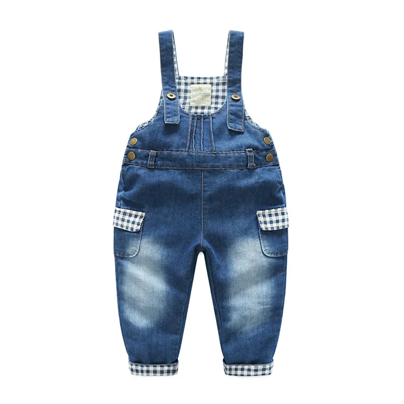 Kids Denim Overalls Boys Girls 2018 New Arrival Pants Jeans Jumpsuit