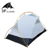 3F Ul Gear 40D silicone Tent Vents Ultralight Camping Tent Canopy 4 Season 2 Person Ultralight Inner Mesh tent Body 3 Season