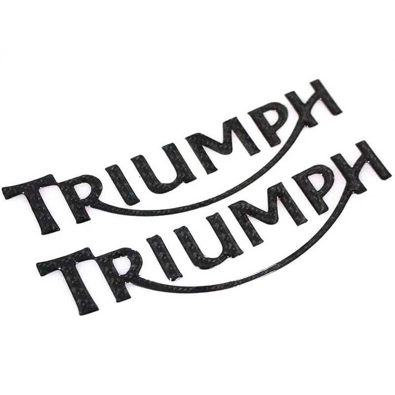 

Black Carbon Motorcycle Emblem Badge Decal 3D Tank Wheel Logo TRIUMPH" Sticker For ALL TRIUMPH DAYTONA 600/650/765/675