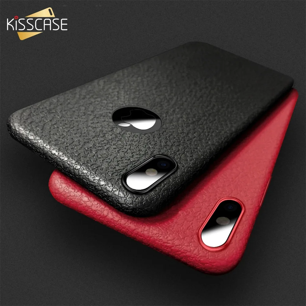 KISSCASE Leather Skin Phone Case For iPhone 11 Pro Max XR 7 8 6 6S Plus XS X Funda Soft TPU Cases MAX Covers |
