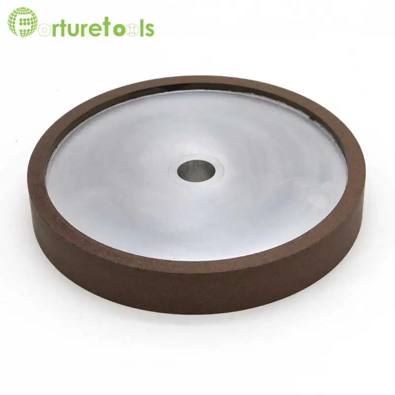 1 piece 9A1 diamond grinding wheels of resin bond for carbide agate grinding Diameter 150 hole 16 22 25 32 customized JGS029