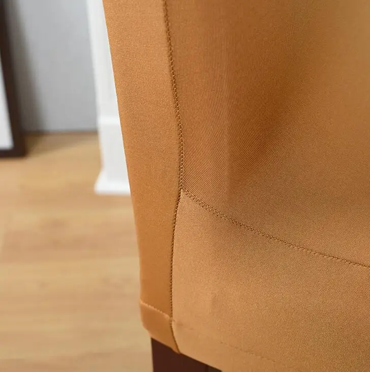 Funda elástica antipolvo para silla de ordenador, funda para silla de oficina, cubierta trasera para silla de hotel, silla de cena lavable limpia