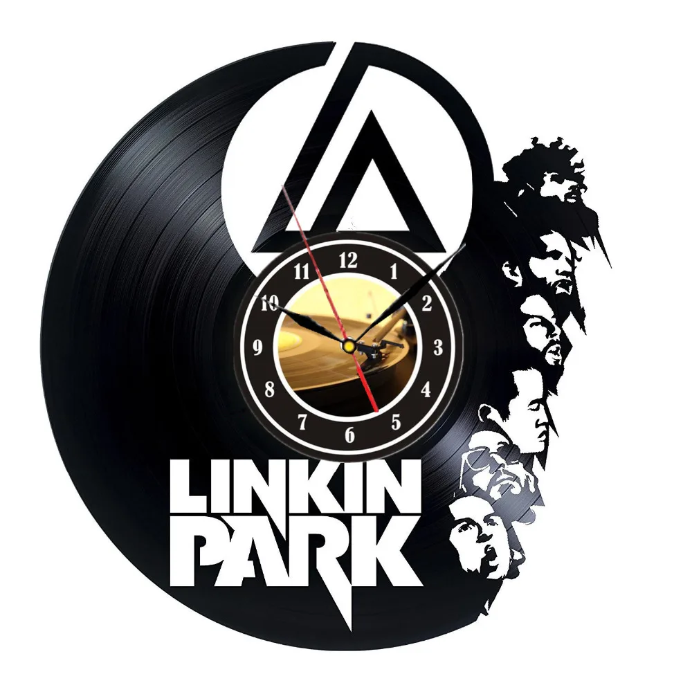 Linkin Park Schallplatte Wanduhr Erhalten einzigartige Garage wand decor geschenkideen für jungen und mädchen
