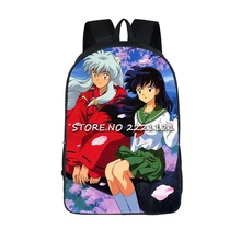 Аниме Inuyasha рюкзаки детские школьные сумки мультфильм подростка Хигураши Кагоме школьный рюкзак модная сумка для книг