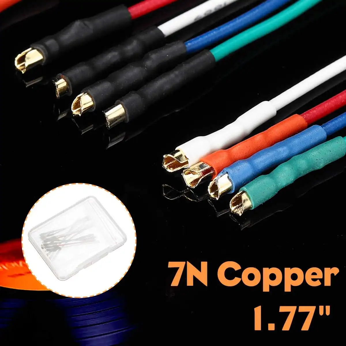 

Headshell with OFC 7N Copper Leads Gold Connectors Silver Insulation gamepad