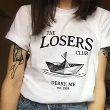 Новая модная женская футболка с коротким рукавом, Клубная футболка с пеннивайзом