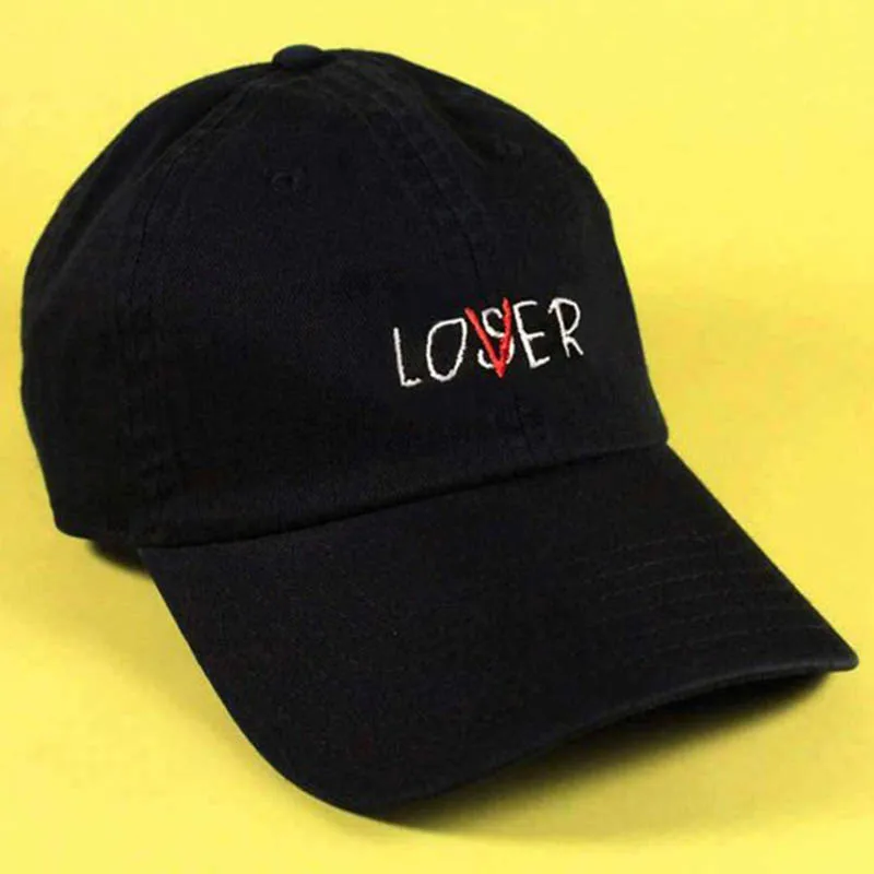 NEW LOSER Letter Embroidery Baseball Hat unisex Cotton Summer Snapback Caps