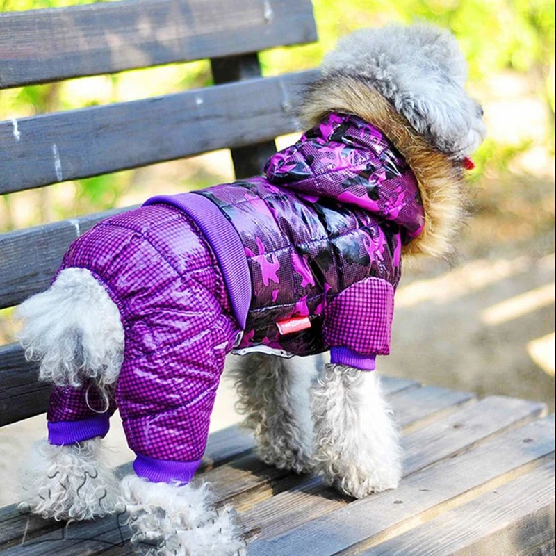 Buy pet dog clothes winter warm pet clothes for small
