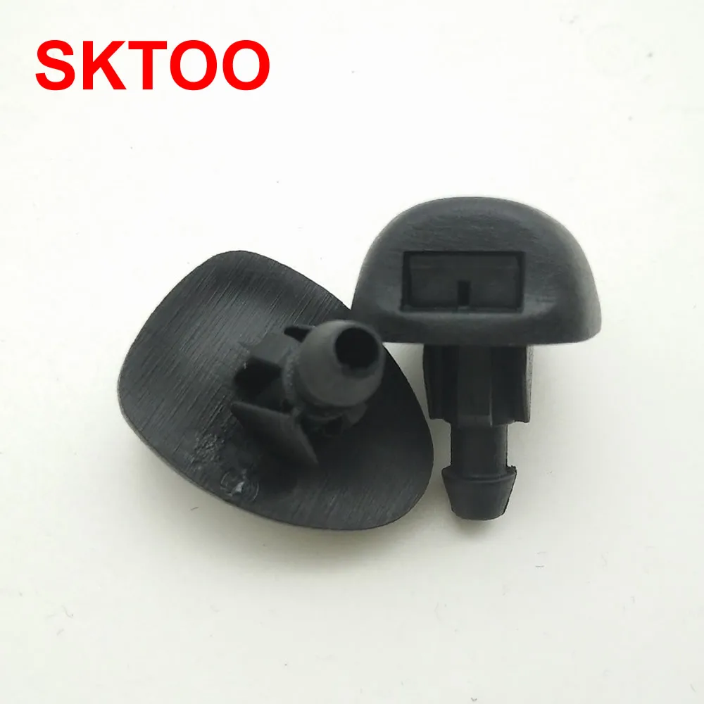 

2 Pcs Windscreen Car Water Wiper Nozzle Mist Washer Spray Jet AP For Peugeot 307 Car Windshield Accessories C45