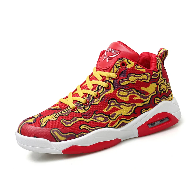 

Men Basketball Shoes For Sport Breathable Air Cushion Lace Up Zapatos Hombre Basket Homme Shoes Jordan Shoes Unisex Sneakers