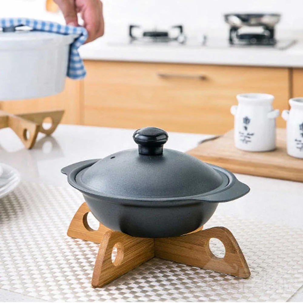 

Creative Wooden Coaster Placemat Steamer Cup Bowel Pot Holder Mat Pad Tableware Mats Cooker Kitchenware Pads Multifunctional