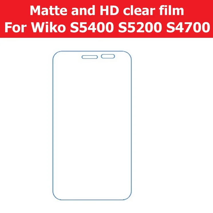 Anti Glare Matte Film For Wiko S5400 S4700 S5200 HD Clear