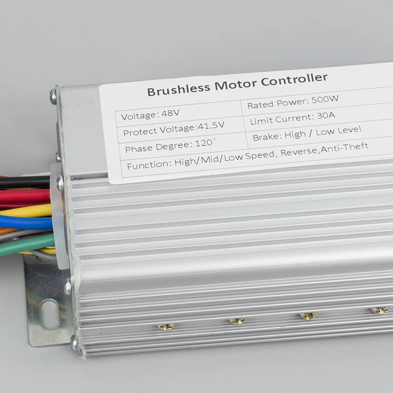 Bicicleta электрический бесщеточный контроллер 30A 36V 48V 500W электрический скутер blcd контроллер