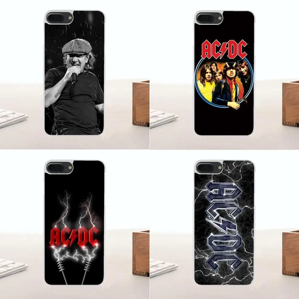 

For Xiaomi Redmi 5 4A 3 3S Pro Mi4 Mi4i Mi4C Mi5 Mi5S Mi Max Mix Note 2 3 4 Plus Soft TPU Case Mobile Music Band Acdc Ac Dc