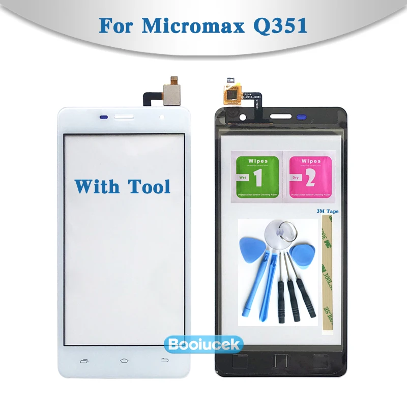 Высокое качество 5 0 &quotдля Micromax Q351 сенсорный экран дигитайзер Датчик внешнее