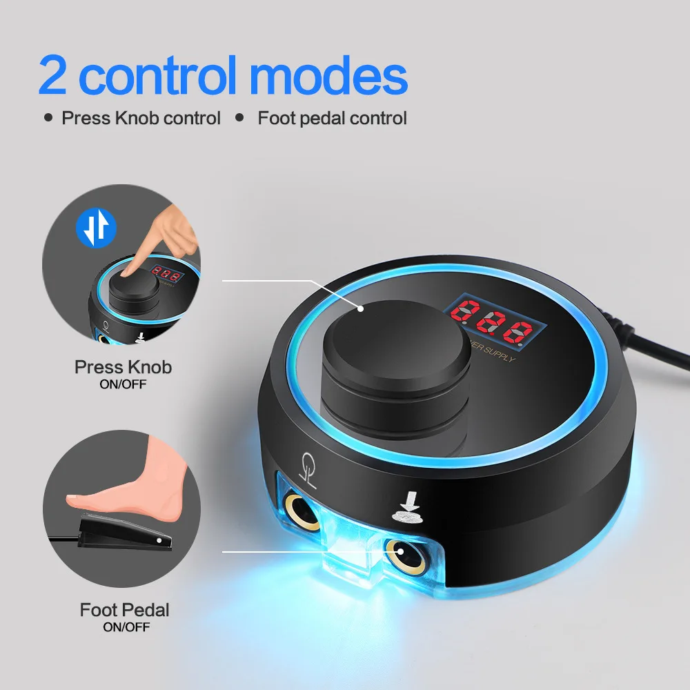 

NEWEST MINI Aurora Tattoo Power for Rotary Pen Tattoo Machine Liner and Shading Tattoo Power Supply for Permanent Eyebrow Liner