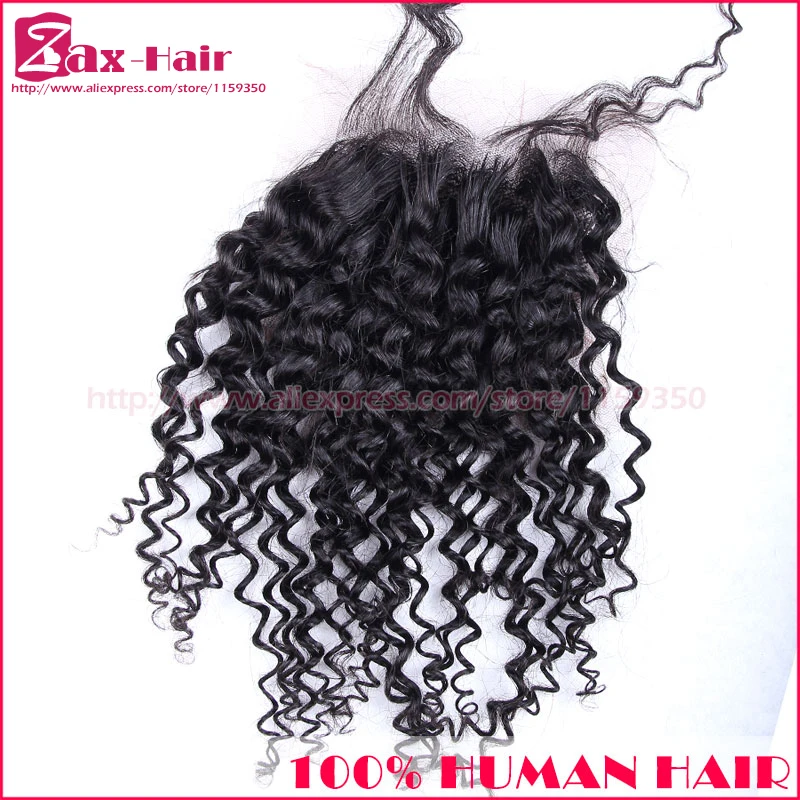 

Top Quality 7A Closure Curly Natural Hairline Lace Front Closure With Baby Hair Stocked Bleached Knots Baby Hair For Black Women