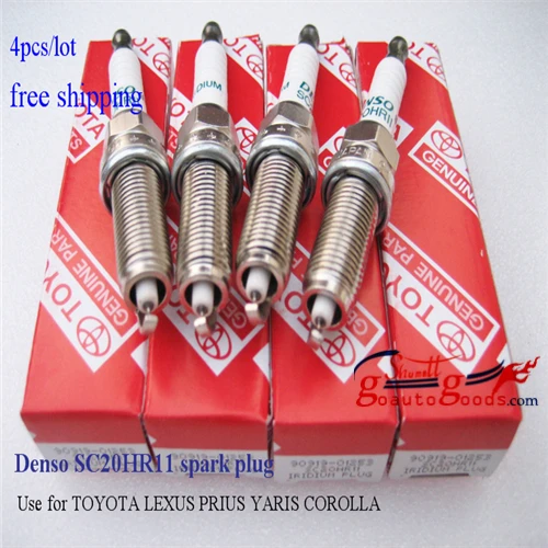 DENSO Iridium Platinum SC20hr11 spark plugs used for LEXUS/TOYOTA