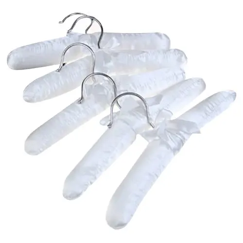 

5Pcs Satin-Padded Children's Clothes Hook Hanger Wardrobe Organiser
