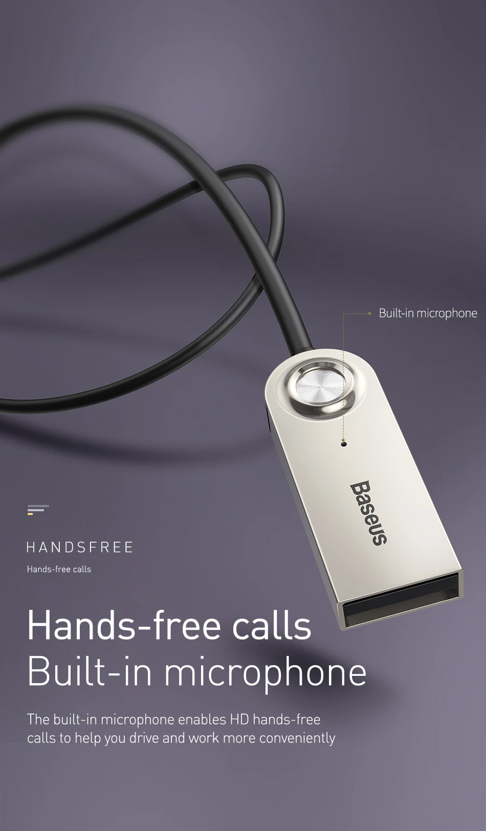 Aux bluetooth baseus deals