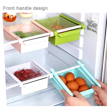 

Feiqiong Cool Refrigerator Food Box Pull-out Storage Drawers Organiser Space Saver Food Storage Box Fridge Shelf Container New