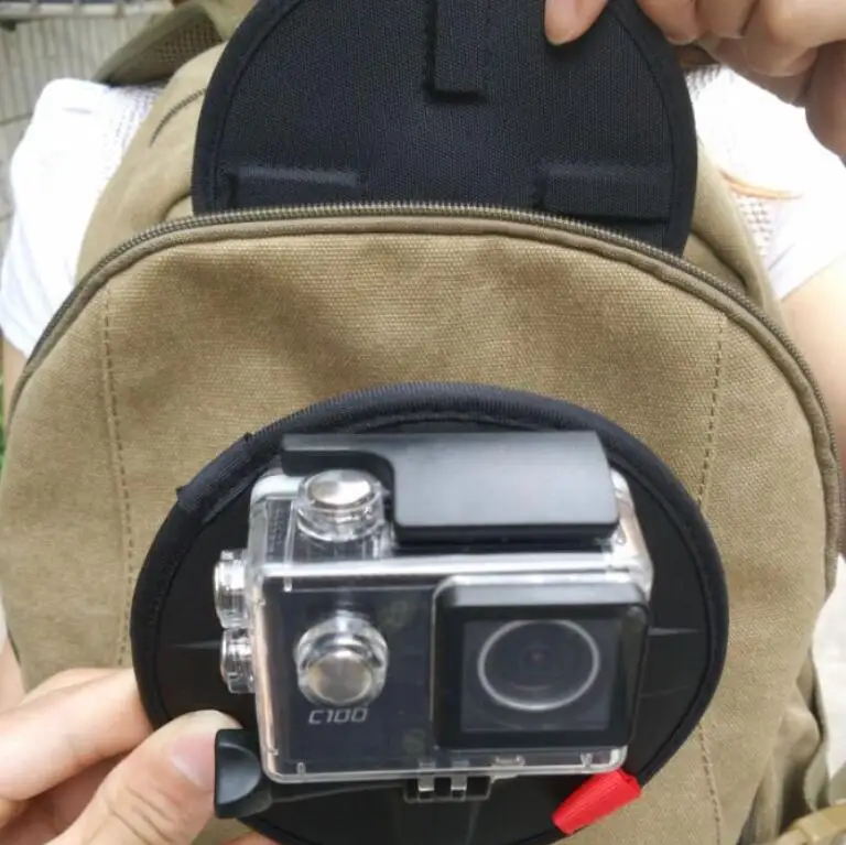 Clipe de Montagem do Carro para Gopro Magnético Mochila Cinta Cinto Arnês Hero 8 7 6 5 Sj4000 Sj6 - 9 Xiaomi yi 4 k H9r Ação Câmera Ímã - Image 2