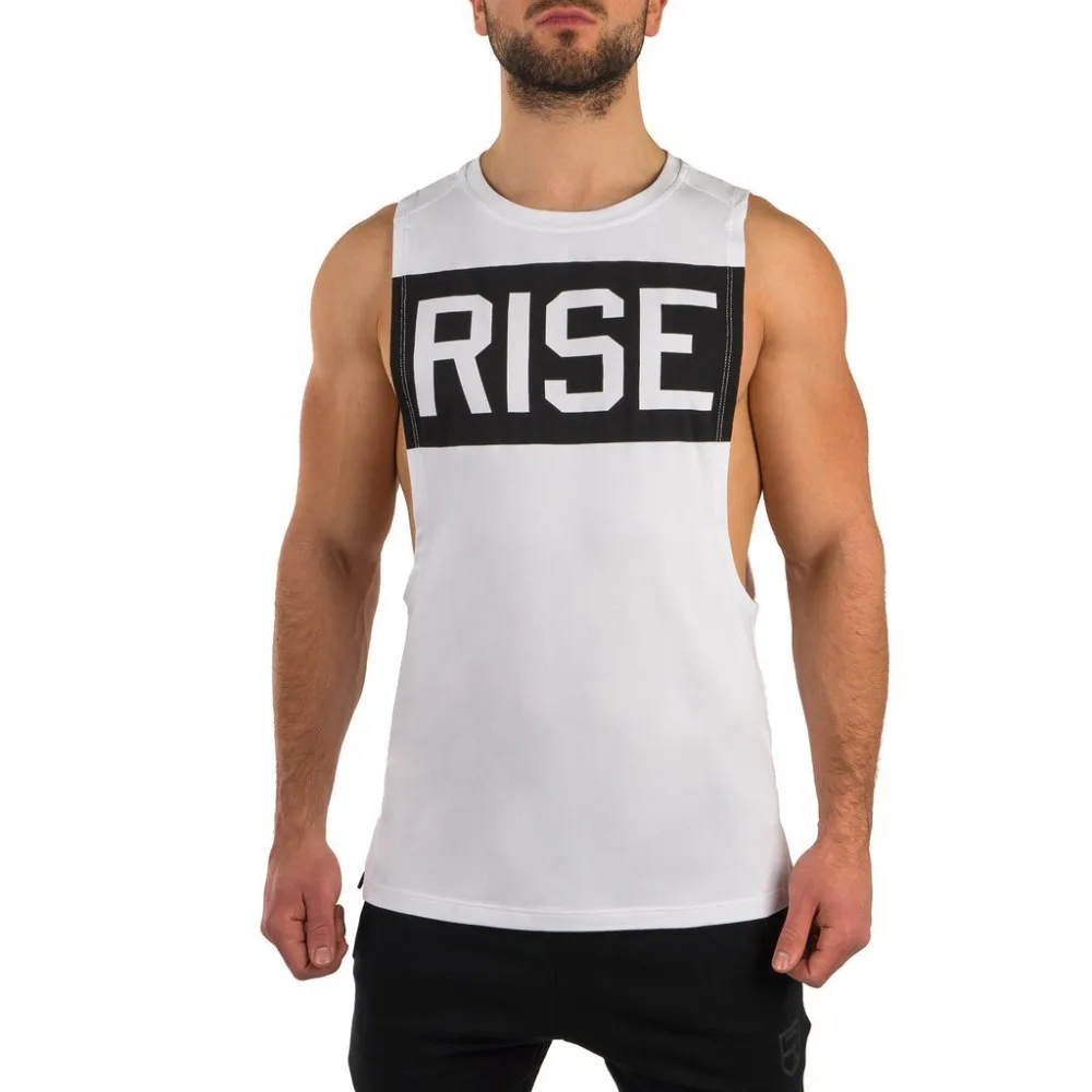 

summer men new brand sports men's tank tops fitness running cotton vest breathable self-cultivation training vest homme