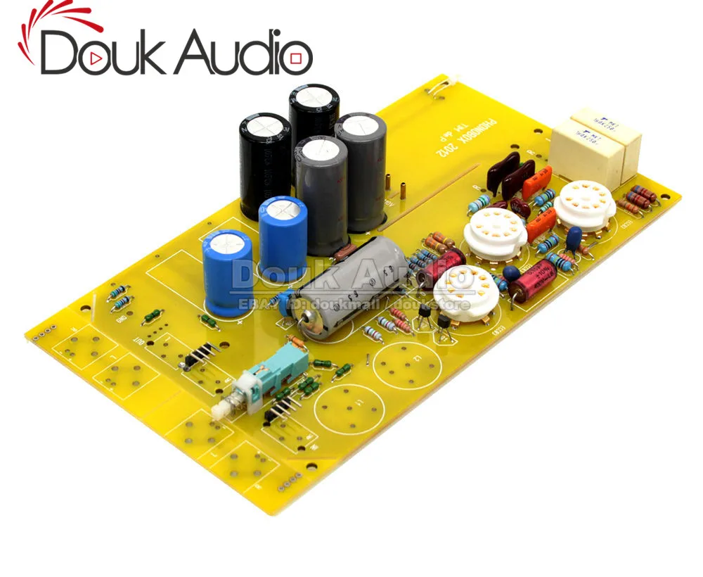Douk аудио hi fi мм Phono Предварительный усилитель виниловая труба PHONOBOX TIM deP плата