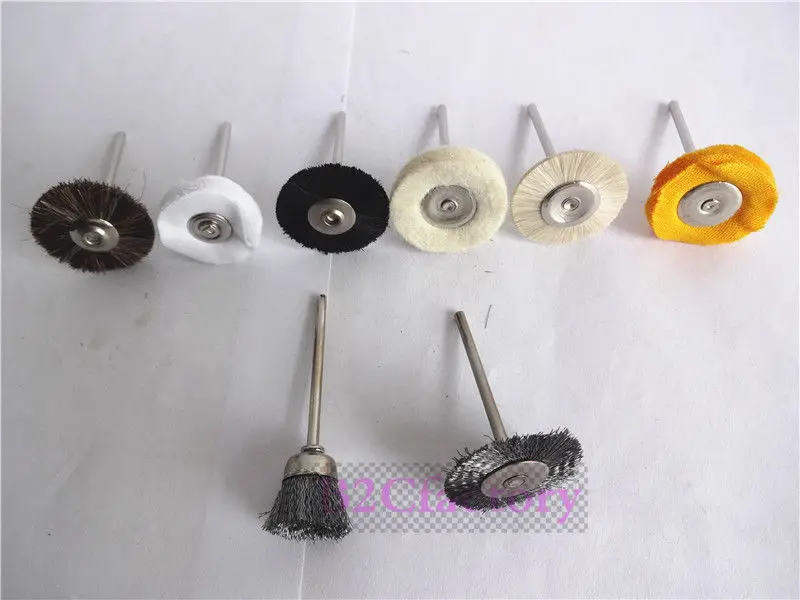 16pcs Brush Polishing Wheel Polishers for Rotary Tools 2.35mm 8pcs/set