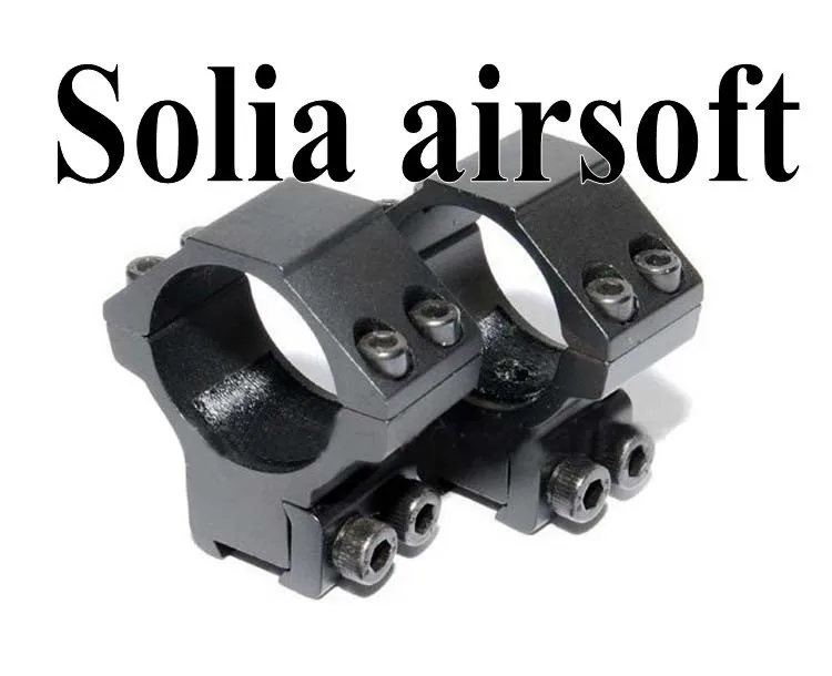 

Lower Profile Rifle Scope 1 inch Rings for 3/8" Dovetail 11mm Dovetail Rail Mount