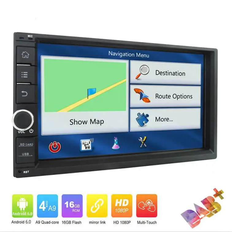 Clearance In-dash Android 6.0 WIFI 7"Double 2DIN Car Radio GPS Stereo no-DVD Player dab+ 2 Clearance In-dash Android 6.0 WIFI 7"Double 2DIN Car Radio GPS Stereo no-DVD Player dab+ 2
