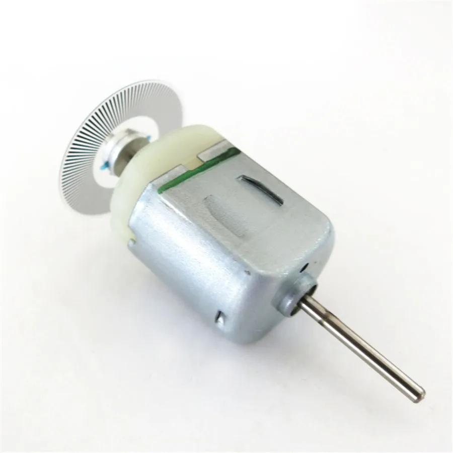

J369b Carbon Brush Model 130 MICRO DC MOTOR Speed Encoder Double Output Shaft Mute Motor Free Shipping Ukraine France