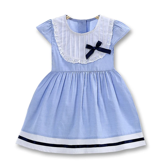 summer cotton short sleeve dresses