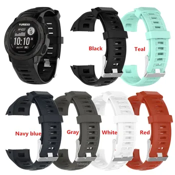 

50pcs Soft Silicone Replacement Watch Band Strap For Garmin instinct Wristband Bracelet Starp For Garmin instinct Smart Watch