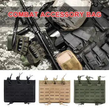 

Multi-functional Combat Vest MOLLE System Laser Triplex Accessories Bag