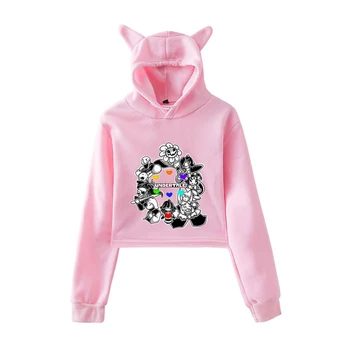 

Frdun new UNDERTALE Game Printed Cat Ear Hoodies Sweatshirt Women Sexy Autumn Winter Casual Fashion Comfortable Hoodie