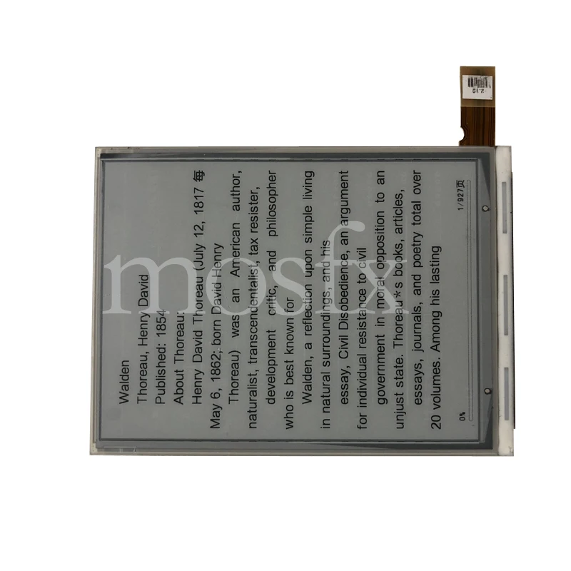 PVI 6 дюймов ED060SCE ED060SCE(LF) T1 E-ink дисплей для NOOK2 SONY PRS-T2 SONY PRS-T1