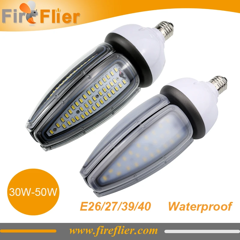 

20pcs 20W waterproof e40 street led retrofit kits e27 50w led bulb ip65 40w e26 led highbay 30w corn lamp outdoor maize bulb 10W