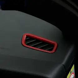 2 шт. Chrome Кондиционер Выход Накладка для Porsche Macan 2014 2015 2016 2017 Интимные аксессуары стайлинга автомобилей