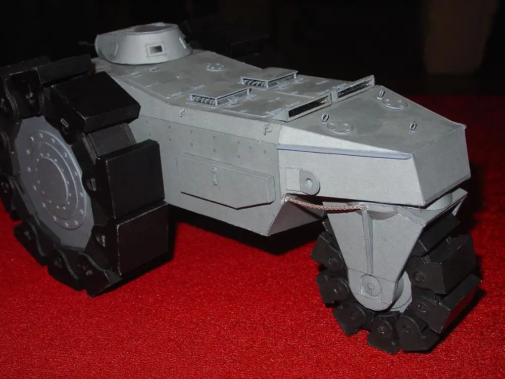 

DIY Paper Model German Mine Exploder Alkett Minenraumpanzer WW II Boy Gift Papercraft 3D Puzzle
