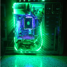 5050 SMD RGB Светодиодные ленты светильник AC/DC 12V Водонепроницаемый Светодиодные ленты e 50/100/120/200 см для фотостудии компьютер чехол клейкая лента лампа