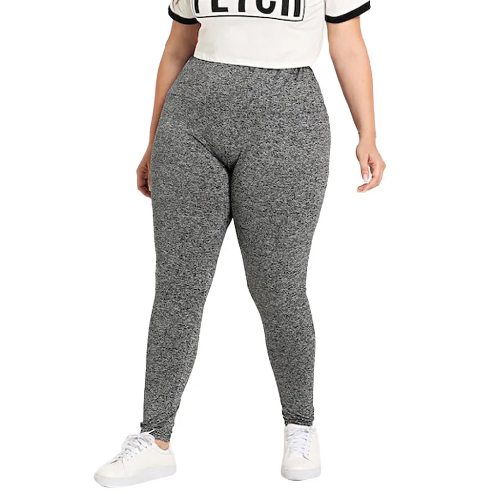 

Fashion Plus Size Elastic Waist Womens Leggings Trousers Sport Skinny Summer Clothes for women Sportwear 2019 Trending