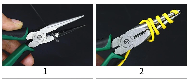 1 шт LAOA CR-MO Комбинации плоскогубцы с длинным носиком рыбалка плоскогубцы провод резак Стриппер Американский Тип инструменты для электрика