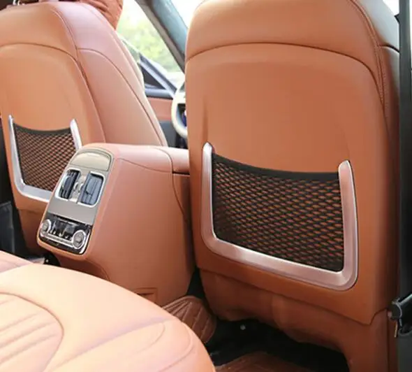 Us 68 0 Newest Seats Back Nets Frame Trim Interior Accessories Moulding Styling Abs For Maserati Levante 16 17 Up Free Shipping In Interior