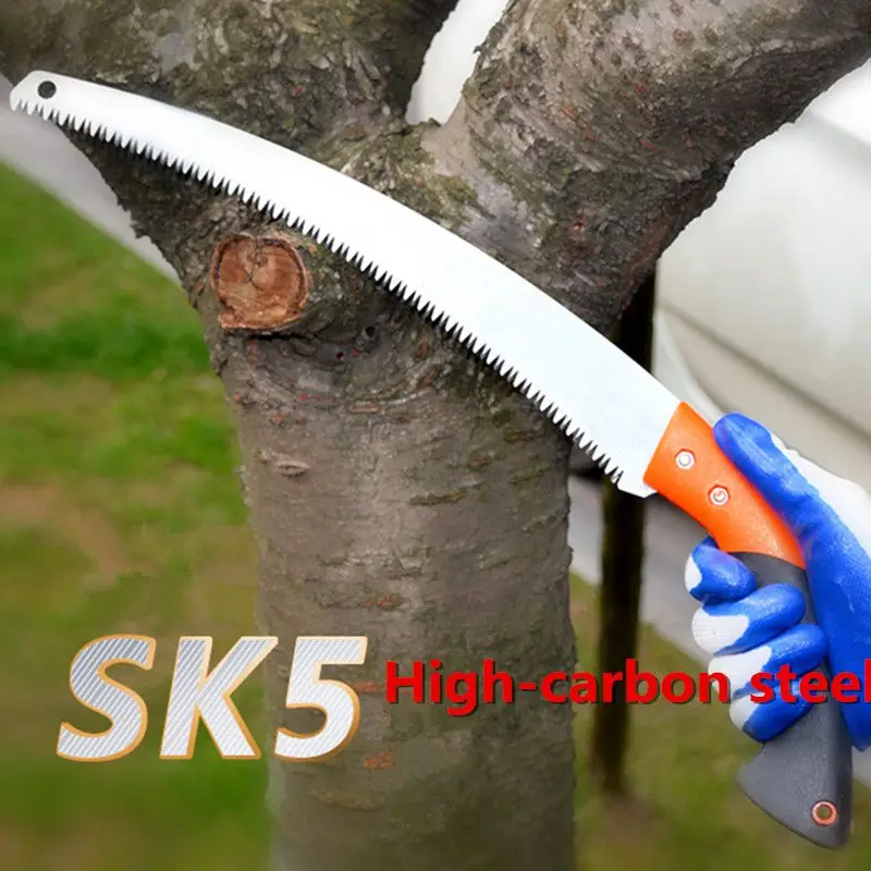 Import SK5 high carbon steel hand saw garden tools,professional