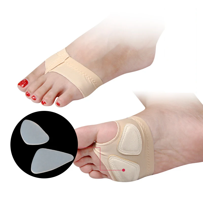 

Free shipping Belly dance silica gel sole ballet Latin gymnastics adult training shoes toe pad 2 holes nude foot thongs JQ-1510