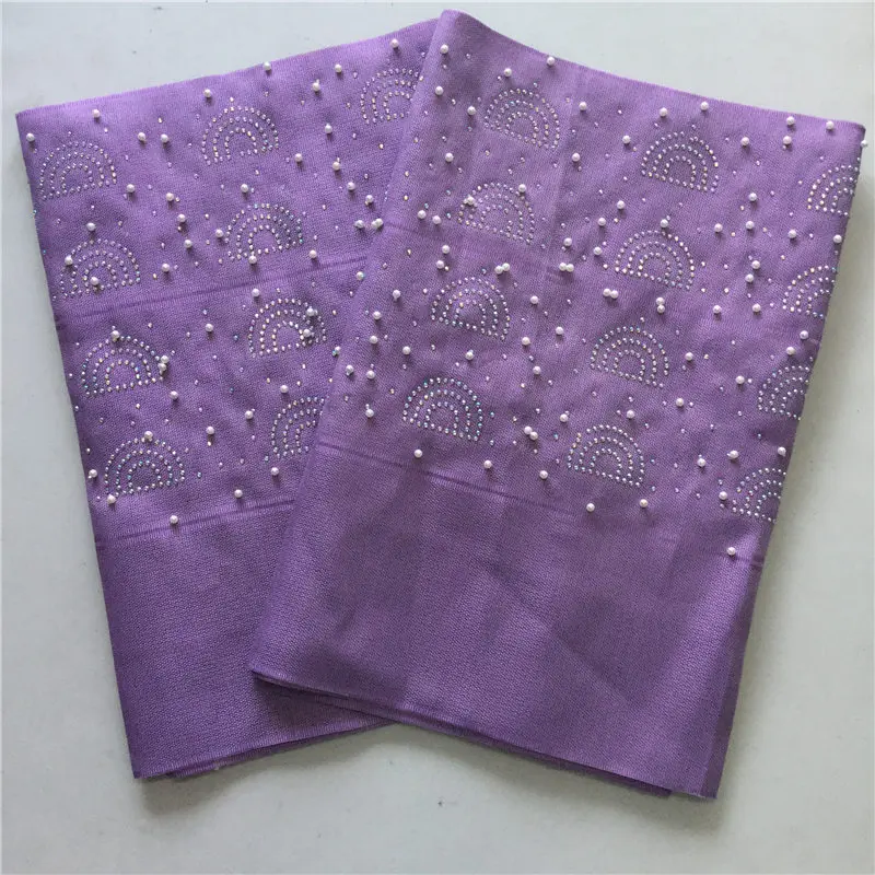 

Newest african lilac aso oke headtie ASOOKE with stones african headtie yellow color hot selling fashion headtie gele