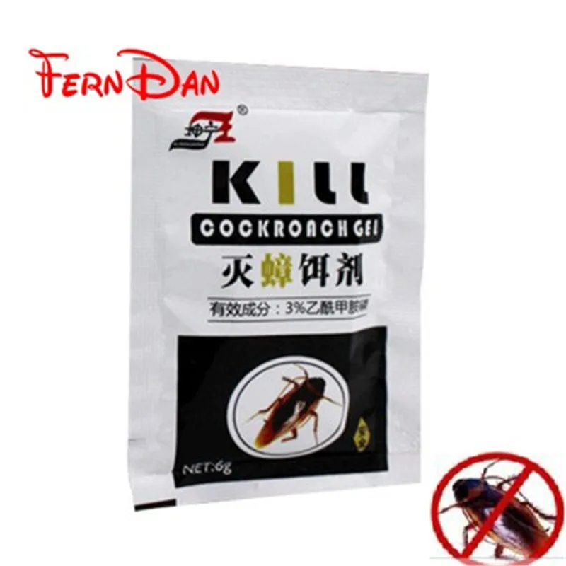 5pcs/lot eco friendly Cockroach Killing Bait medicine clear cockroaches