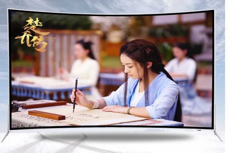 Ультратонкий Телевизор Full HD Real 4K светодиодный 1080P 55 65 дюймов android 1 5 Гб RAM 4 ROM Smart